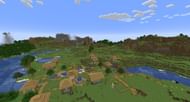 The closest village (Image via Mojang)
